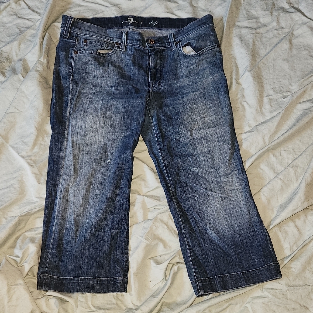 7 For All Mankind Cropped Jeans
